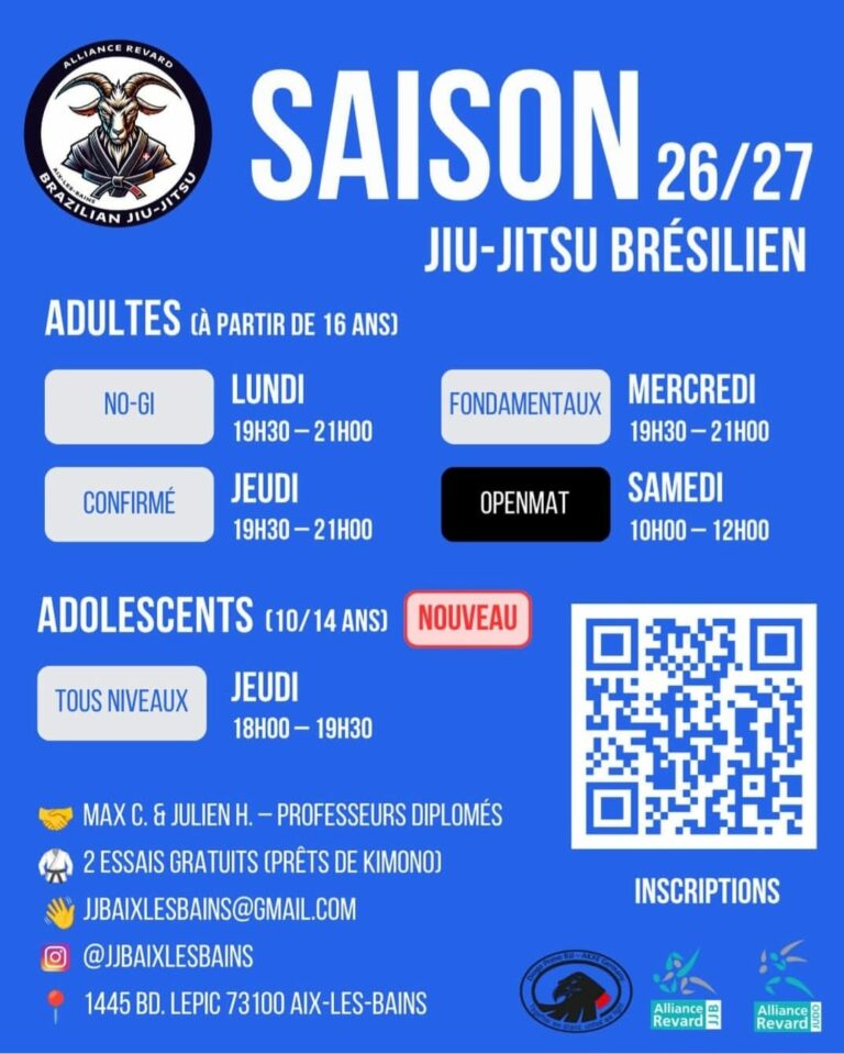 JUJITSU BRESILIEN A AIX LES BAINS
